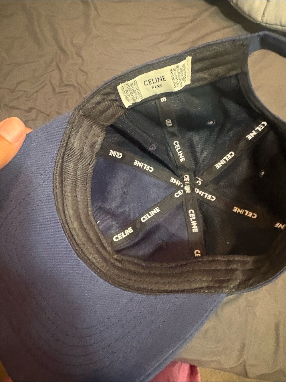 FASHION Navy Logo Baseball Cap - Picture 9 of 9